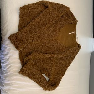 Free people crop sweater size Large